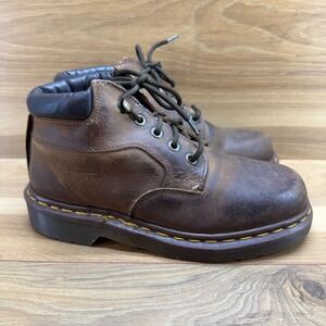Dr Martens FLAW Vintage Y2K Womens 6 UK 4 Brown Crazy Horse Leather ENGLAND